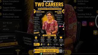 ✨ Balancing Two Careers, ✨By profession, a Medical Coder 🩺By passion, a Digital Media Creator🌟
