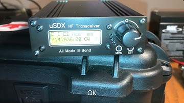 uSDX All Mode 8 Band Transceiver CW Ops Oct 29 2021
