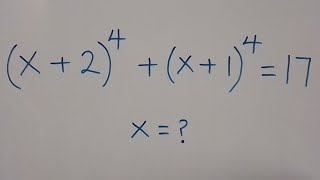 A Nice Exponential Algebra Equation | Math Olympiad