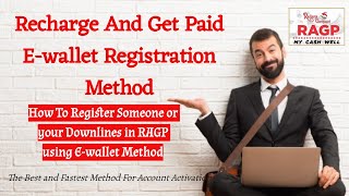 How To Register Someone In RAGP - Register on Recharge And Get Paid Using E-wallet Method screenshot 5