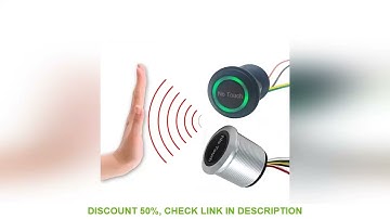 Waterproof Contactless No Touch Sensor Exit Switch Induction Type Release Exit Button Switch Access
