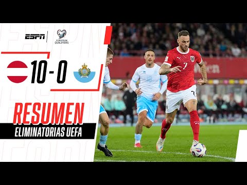 EL EQUIPO MARAVILLA Y UN BAILE TOTAL A PURO GOL EN VIENA | Austria 10-0 San Marino | RESUMEN