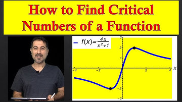 How to Find Critical Numbers of a Rational Function