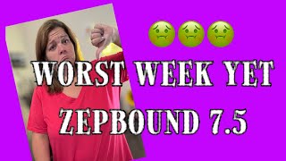 Worst week yet! 2nd full week on Zepbound 7.5 is not what I expected. Weight loss journey is crazy