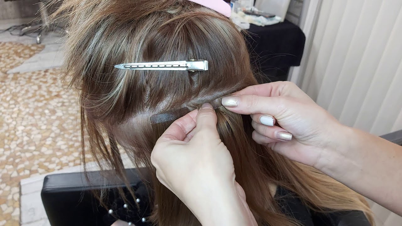 Поставяне на коса на стикери