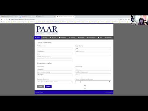 PAAR Portal Non-Member Registration