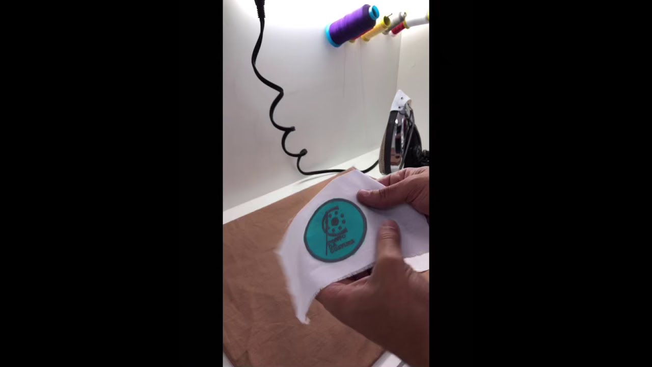 Como fazer Patch Bordado usando entretela Filme Termocolante Definitiva