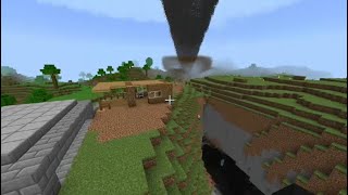 Minecraft Tornado VS House!