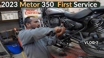 Complete Guide: Royal Enfield Meteor 350 First Service - Step-by-Step Walkthrough