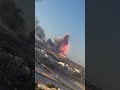 Massive Explosion Consumes Fireworks Factory in Malta #shorts