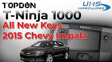2015 Chevy Impala Smart Key Programming using T-Ninja 1000 Programmer