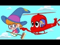 Playing Magical Tag with Morphle and Phoebe the Witch girl! Animation episode for kids