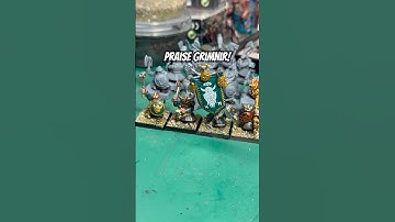 Dwarf Warrior Progress #warhammer #greycrusade2025 #warhammertheoldworld #warhammerfantasy