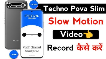 techno pova slim slow motion camera setting | slow motion camera setting techno pova slim