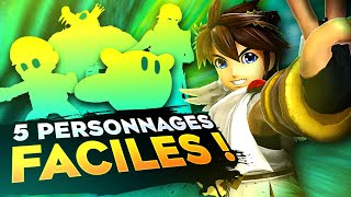 5 PERSOS les plus FACILES à JOUER de SMASH BROS