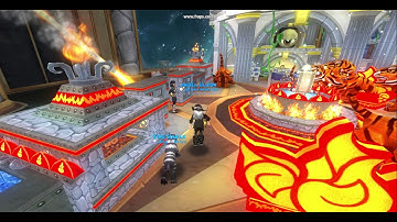 Wizard101 New castle magic tricks and housing.
