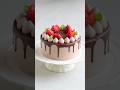 チョコドリップケーキ#shorts #cakedecorating #chocolatecake