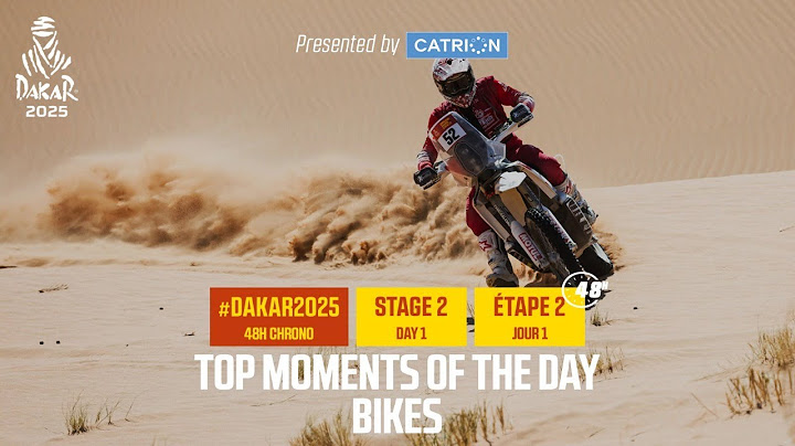 Les meilleurs moments des Motos présentés par Catrion - Étape 2 - #Dakar2025