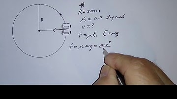 Car rounding a level curve (UCM)