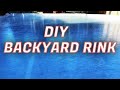 DIY Backyard Rink || Simple Steps From Start To Finish