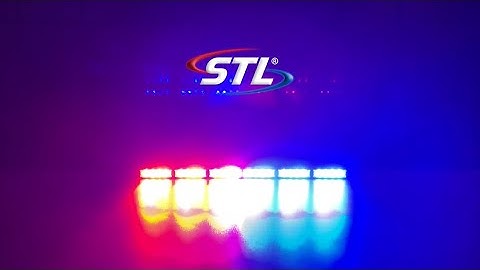 MultiColor Striker-6® TIR 6 Head LED Traffic Advisor Light Bar - Flash Patterns