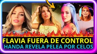 PELEA EN EL BANO FLAVIA LAOS CASI SE LE VA ENCIMA A HANDA