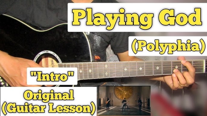 Playing God - Polyphia (Intro)  Fingerstyle Guitar TAB (+ Slow & Easy) -  BiliBili