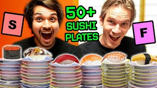 I Tried EVERY Sushi in Japan (ft. @PewDiePie)