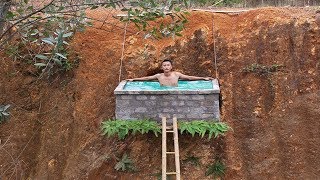 Unbelievable! Build Swimming Pool On The Cliff