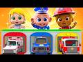 Fire Truck, Police Car, Ambulance | Rescue Team is Coming! | Nursery Rhymes & Kids Songs | PIB Story