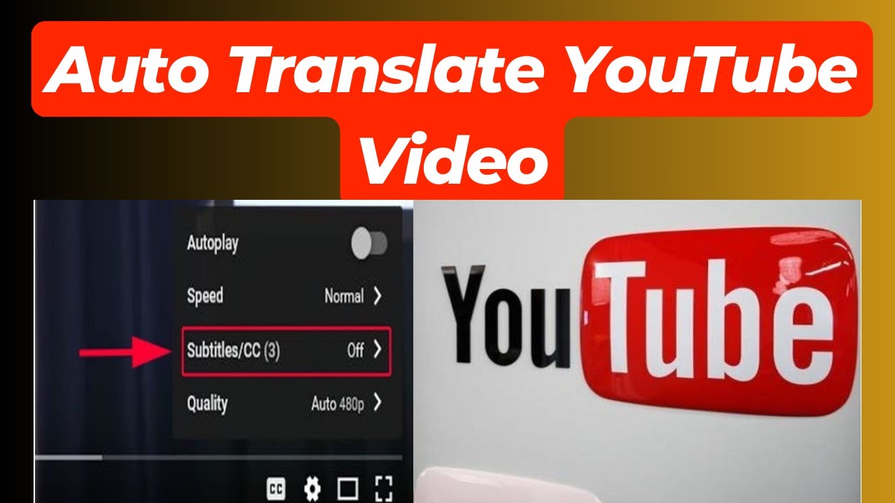 How to Auto Translate YouTube Video into your Language YouTube