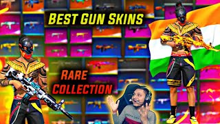 Top Gun Skins Collection In India Op Level Rare Collection Ft Promit Yt Garena Free Fire Youtube