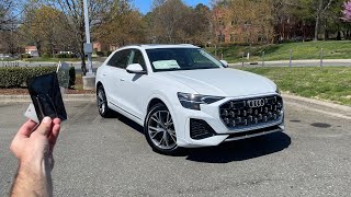 2024 Audi Q8 Premium Plus: Start Up, Test Drive, Walkaround, POV and Review