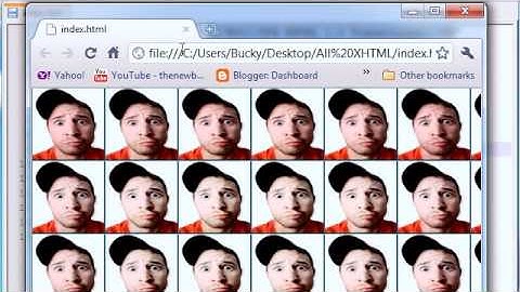 XHTML and CSS Tutorial - 20 - Background Images