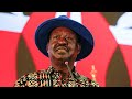 Raila Odinga says he does not recognise William Ruto as president-elect
