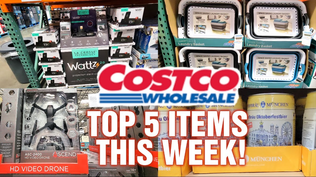 COSTCO This WEEK'S Top 5 Items YOU may NEED! YouTube