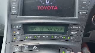 Самодиагностика Toyota Prius 30