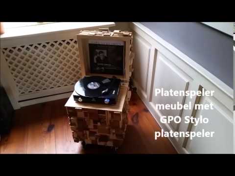 Verrassend Woedd pickup meubel met platenspeler - YouTube LK-97