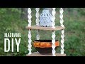 DIY Boho Macrame Hanging Shelves | Easy Tutorial