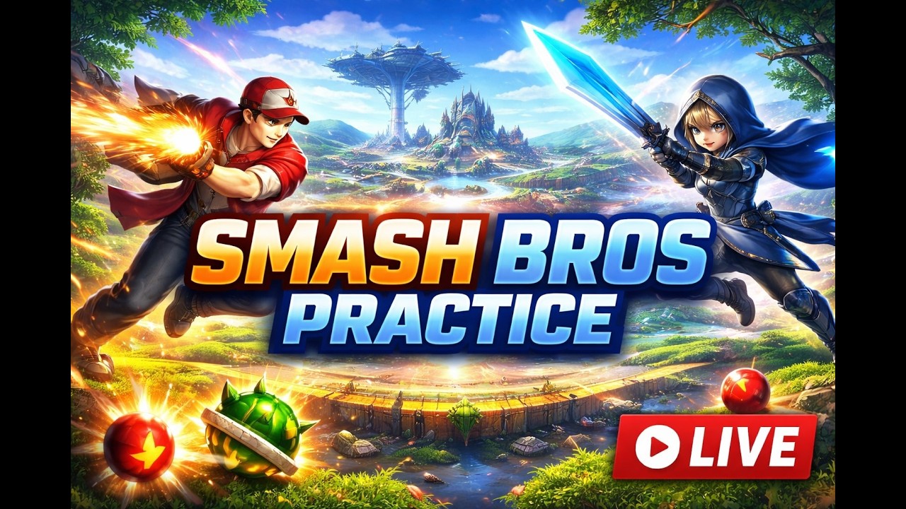 LIVE Smash Bros Practice | Grinding for Game Day 🎮🔥