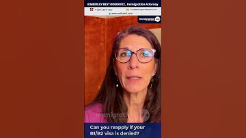 ❓Can you reapply if your B1 B2 visa is denied? #b1b2visa