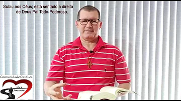 Está sentado à direita do Pai versículo?
