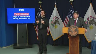 Pritzker announces new COVID-19 restrictions for Illinois as state sees a second wave of cases