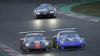 Assetto Corsa Competizione: Hard battle for the win at Barcelona screenshot 5