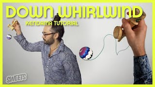 How to DOWNWARD WHIRLWIND - Kendama Trick Tutorial - Sweets Kendamas