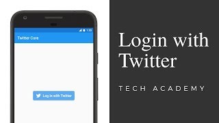 Login with Twitter  |  Android Tutorial screenshot 1