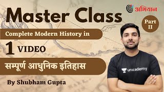 Complete Modern History In One Video | संपूर्ण आधुनिक भारतीय इतिहास एक वीडियो में  | Part 2 | Master