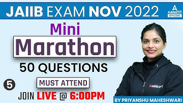 JAIIB Nov 2022 | JAIIB AFB Mini Marathon Part 5 by Priyanshu Maheshwari