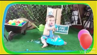 Smash The Cake Murilo Esmagando O Bolo Da Galinha Pintadinha