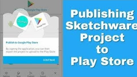 publishing sketchware project in play store